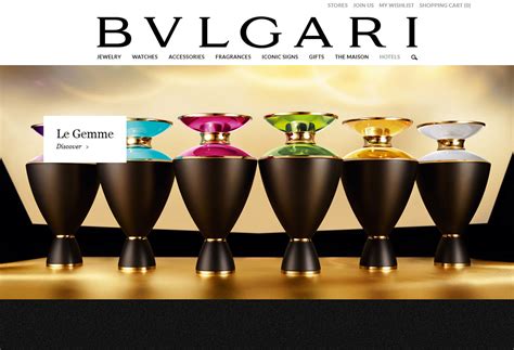 bulgari perfumes website.